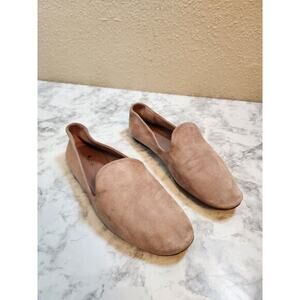 Vince‎ Women's Milo Light Brown Beige Suede Ballet Flat Shoes Size 8.5